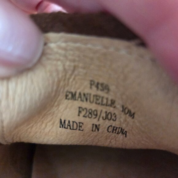 EUC & HTF Vintage Coach Poppies for Peace Emanuelle Shoes (F289/J03) – Size 10 - Picture 9 of 9